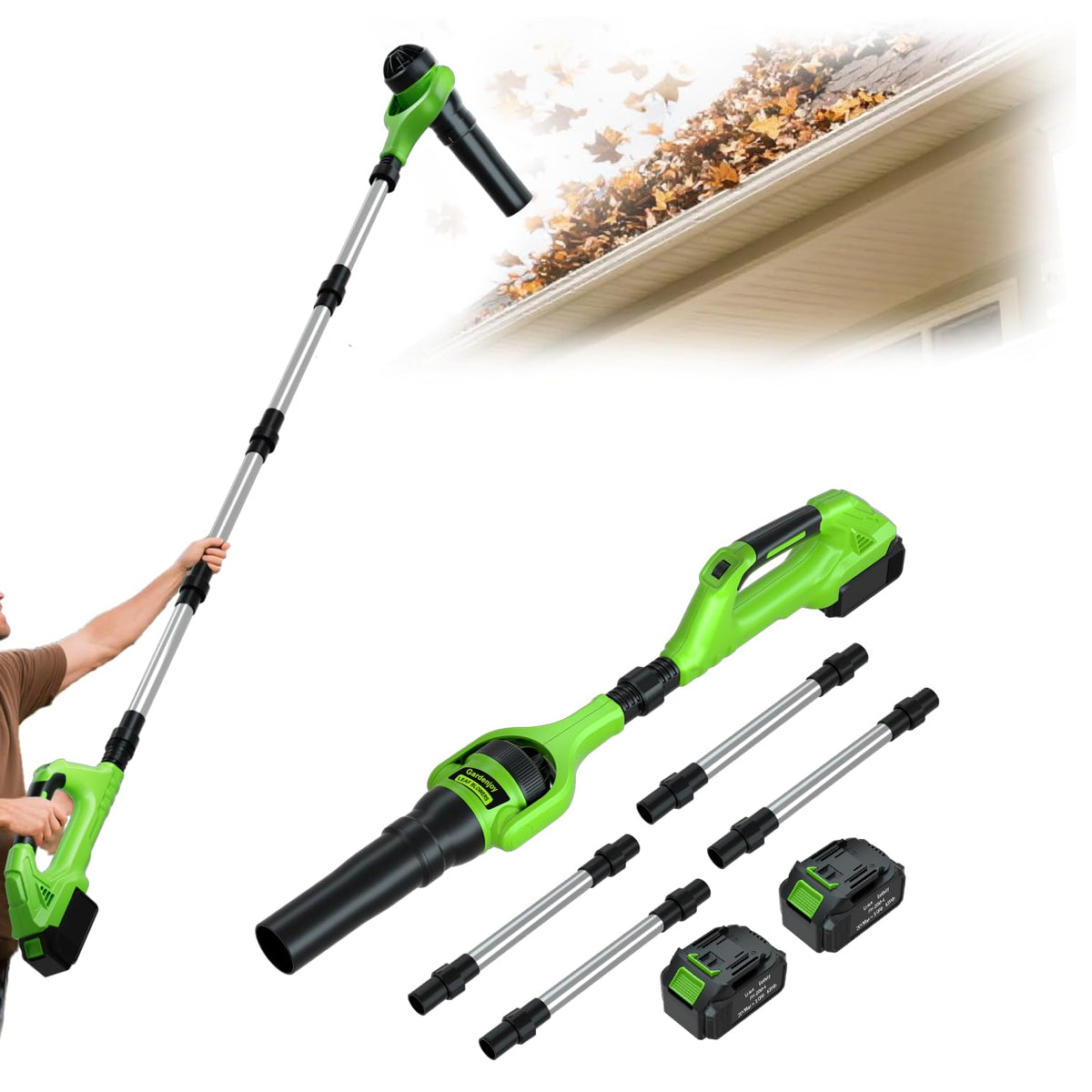 GardenJoy safety features include overload protection and splash-proof design.