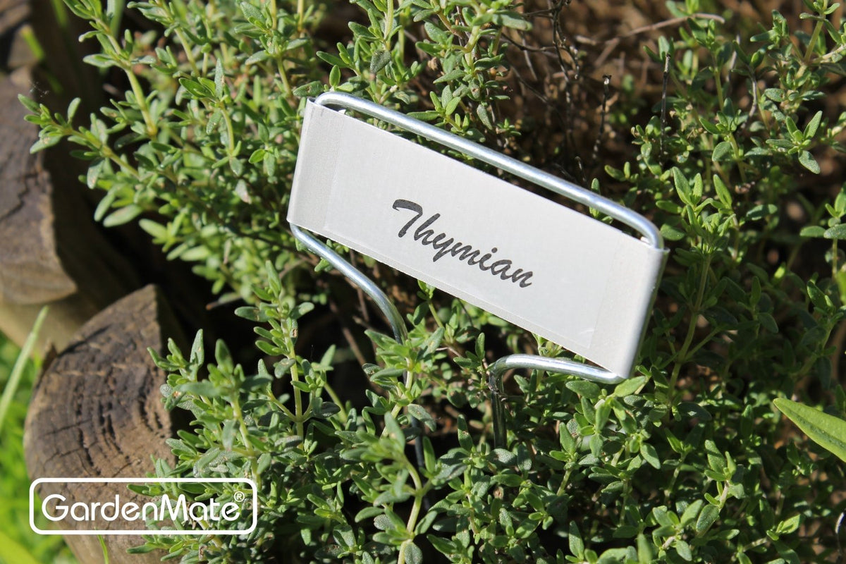GardenMate label area 2-5in-7-8in supports clear wording for variety names.