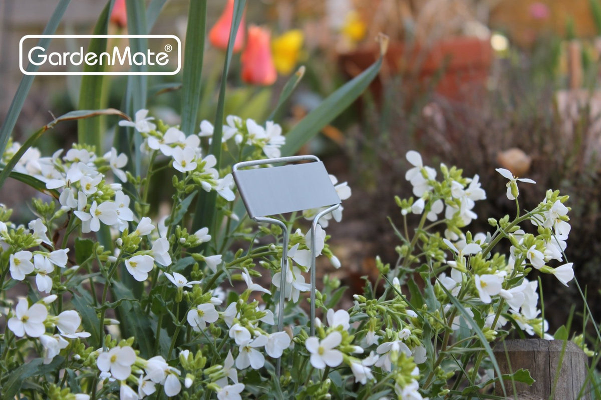 GardenMate weatherproof marker not included suggests selecting a durable write surface.