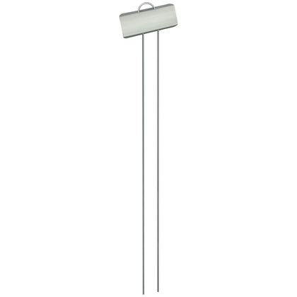 GardenMate XL metal plant label stands 21 inches tall for durable garden labeling