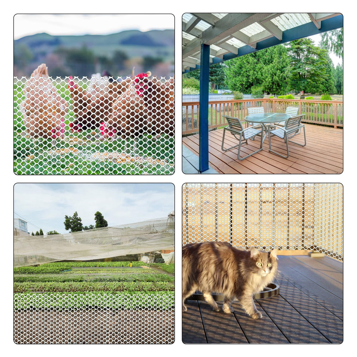 GardenNow durable ABS mesh shown in outdoor use with long-term resilience.