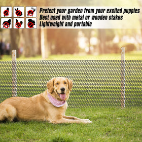 GardenNow mesh package includes 100 straps for secure setup.