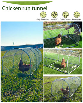 Gardenova versatile use for chickens, ducks, and rabbits in outdoor spaces.