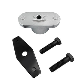 GardenP+ 748-0376E adapter included for secure blade mounting on compatible mowers.
