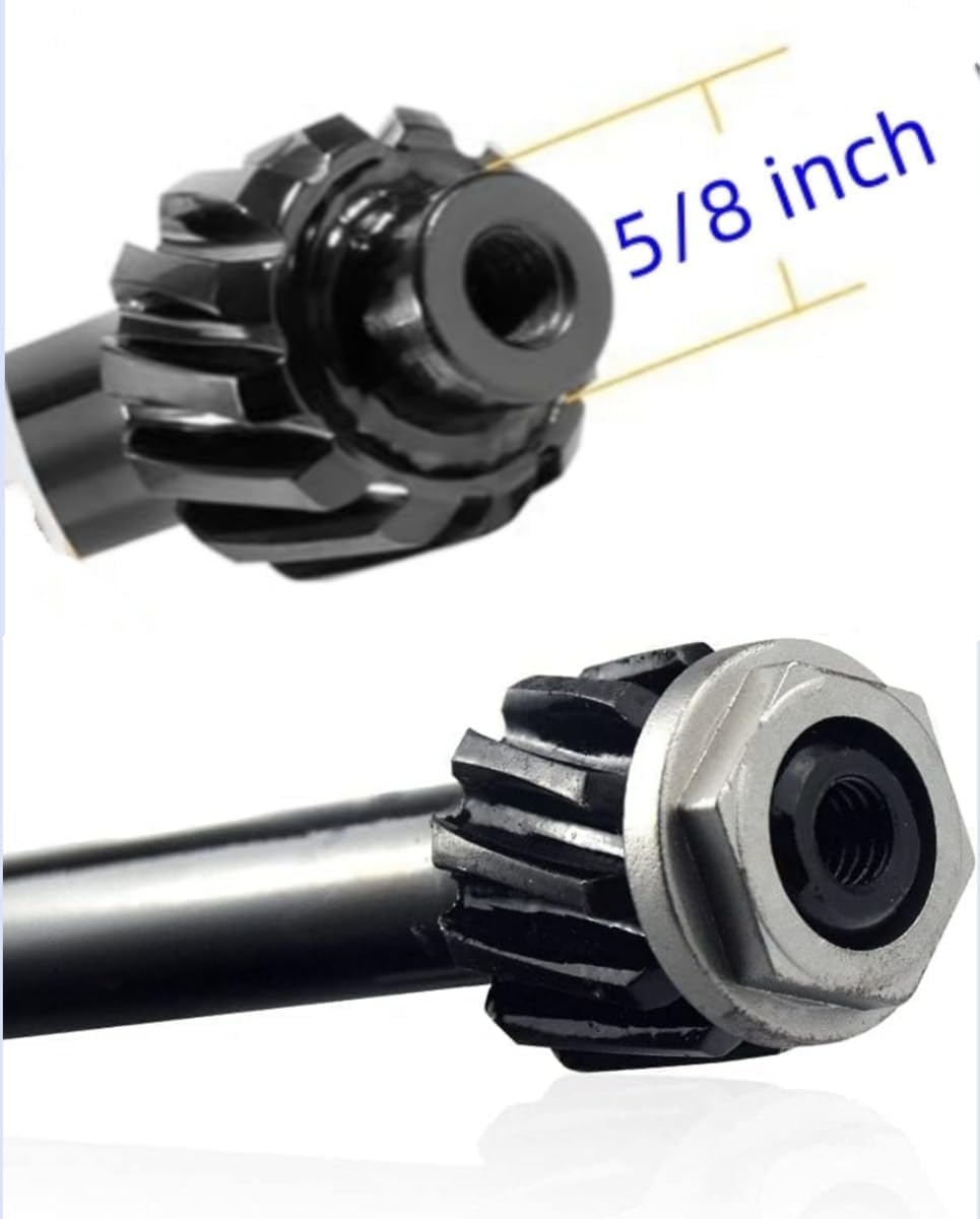 GardenP+ steering shaft length is 555 mm for a precise fit.