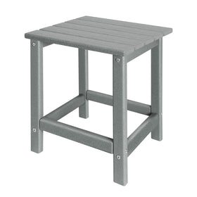 GardenStar outdoor side table in HDPE showing durable, weather-ready construction with drainage