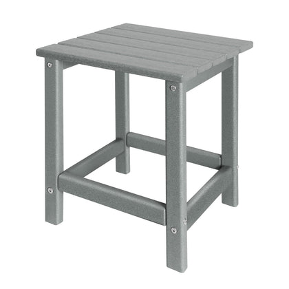 GardenStar outdoor side table in HDPE showing durable, weather-ready construction with drainage