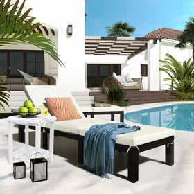 GardenSTAR two-tier storage for books, drinks, and decor