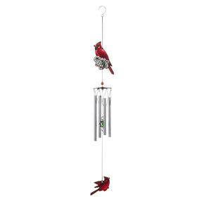 Gardenvy Cardinal Wind Chime bright red bird draws the eye in sunny corners.