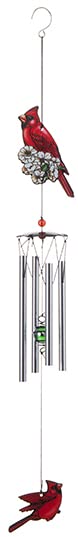 Gardenvy Cardinal Wind Chime makes a thoughtful, flexible gift for special occasions.