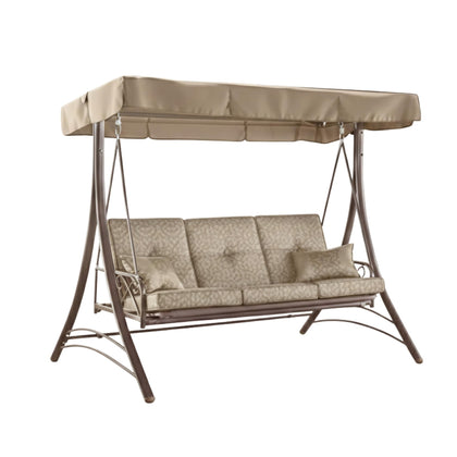 Garden Winds 350 denier beige canopy top for durable outdoor shade