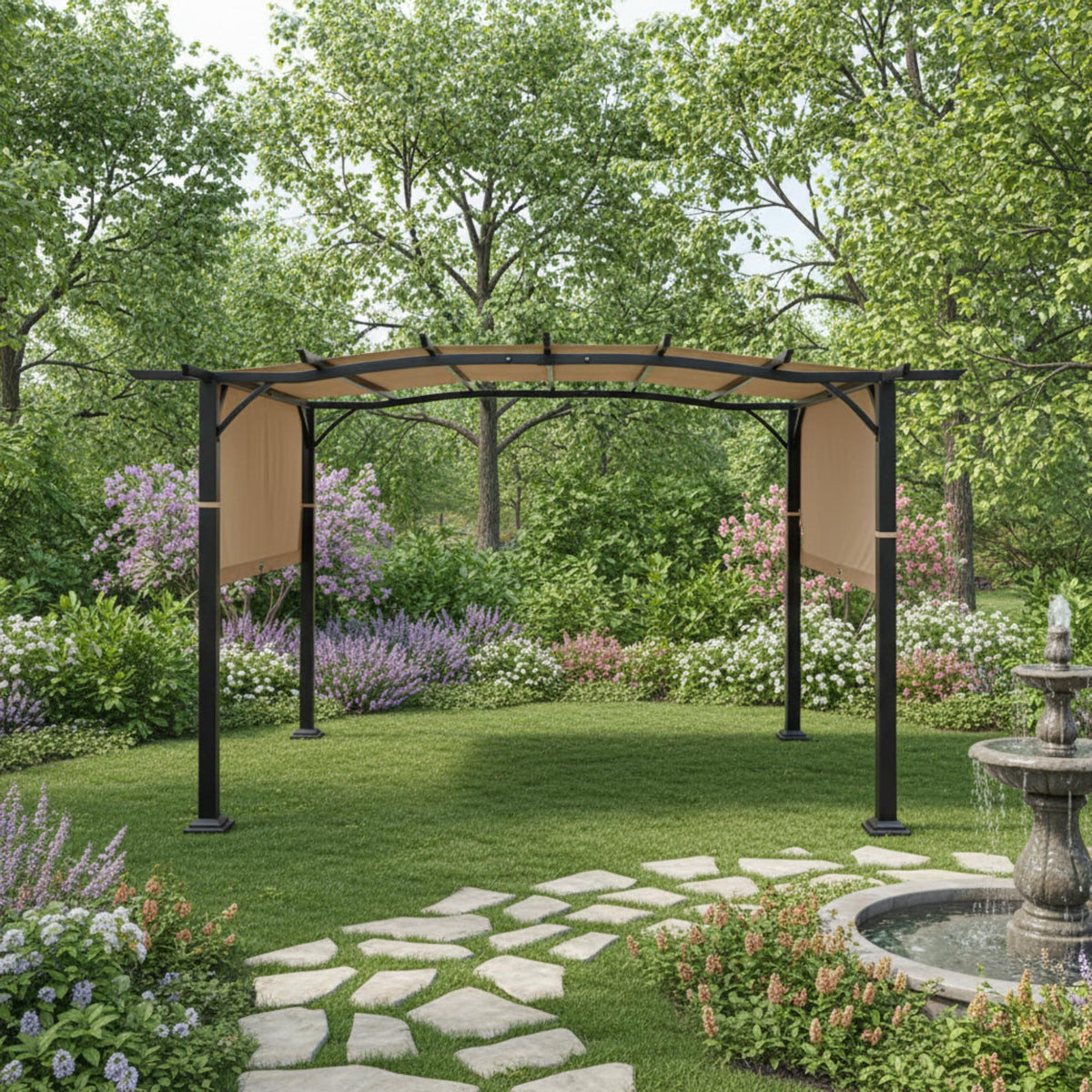 Garden Winds Aldi 23700-23 fit, close-up showing precise custom sizing.