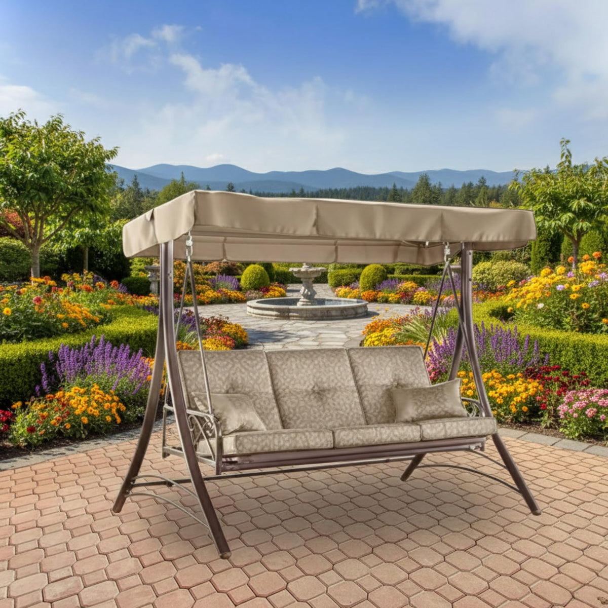 Garden Winds Callimont Swing fit for RUS4239 models, seamless replacement canopy