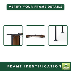 Garden Winds one-year warranty badge with US-based support.
