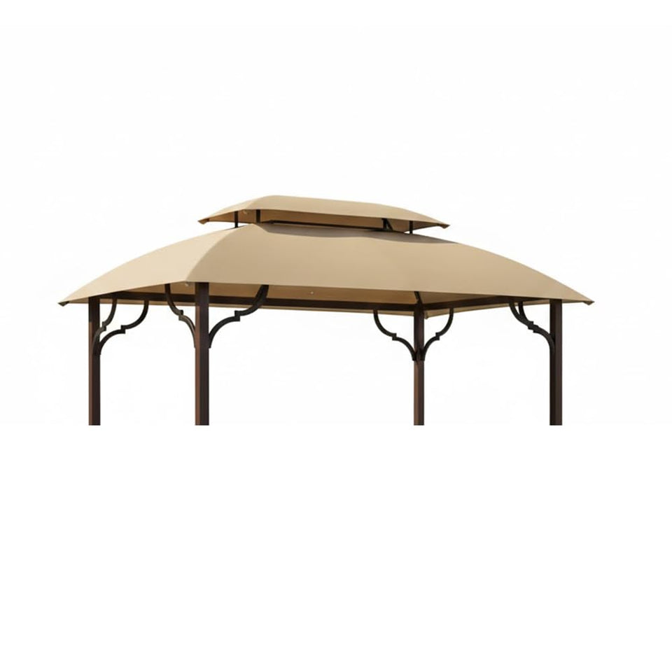 Garden Winds reinforced RipLock 350 beige canopy top for durable outdoor shade