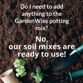 GardenWise Citrus Grove Soil Mix enriched with micronutrients like iron and magnesium supports fruit development.