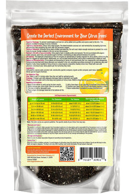 GardenWise Citrus Grove Soil Mix demonstrating moisture retention for steady hydration.