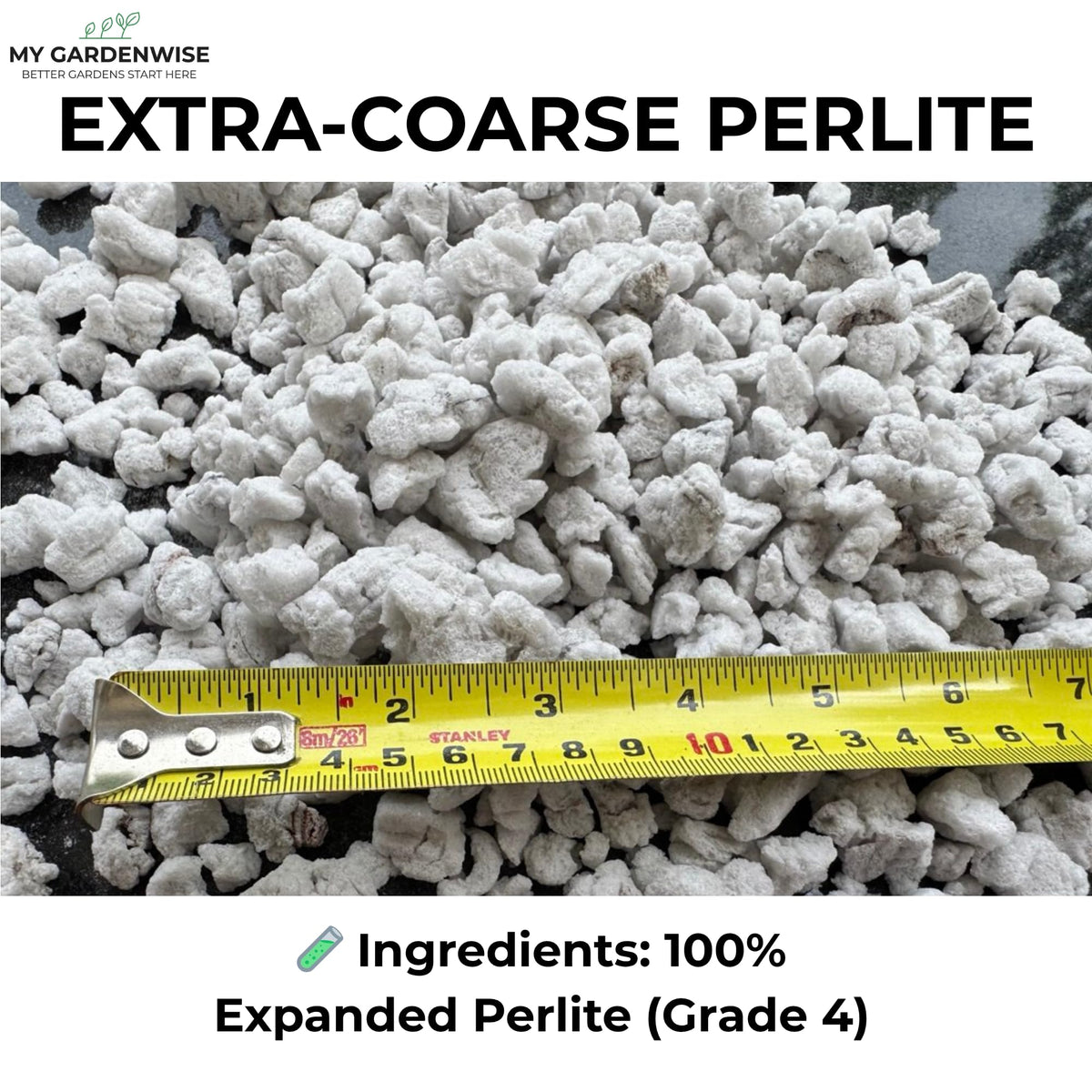 GARDENWISE perlite in hydroponics boosts airflow and moisture balance