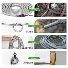GARDENWORK brass 3-4 inch connector offers a secure fit for American spigots.