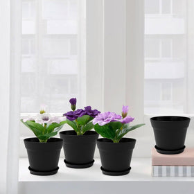 GARDIFE durable PP plant pot with 4mm thick walls for stability.
