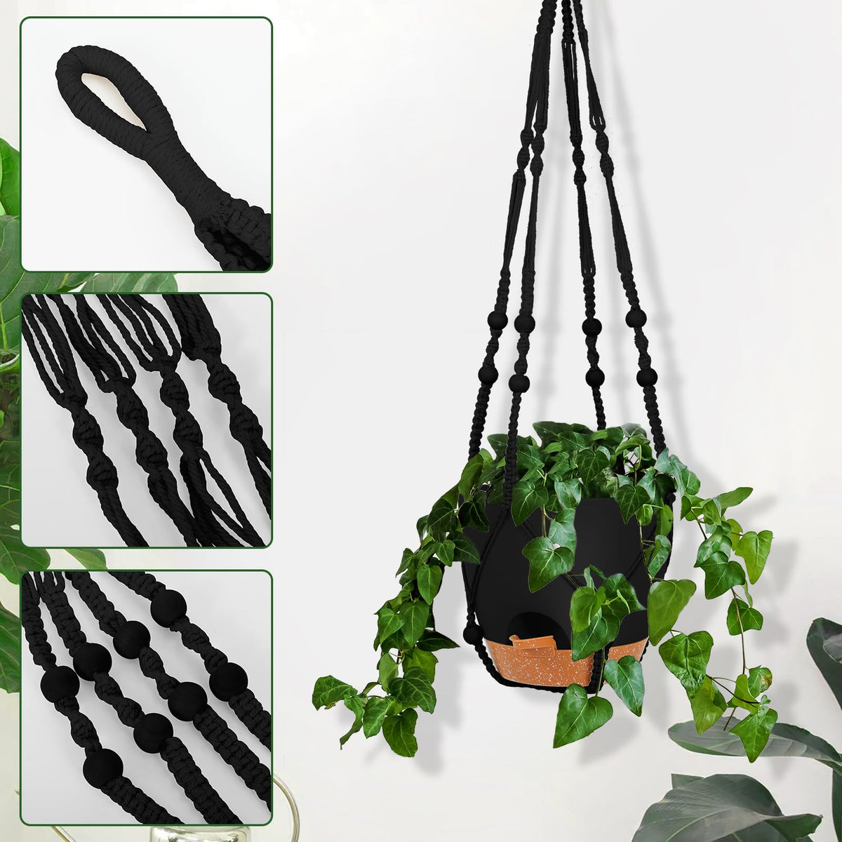 GARDIFE matte finish plastic pots are durable and easy to move