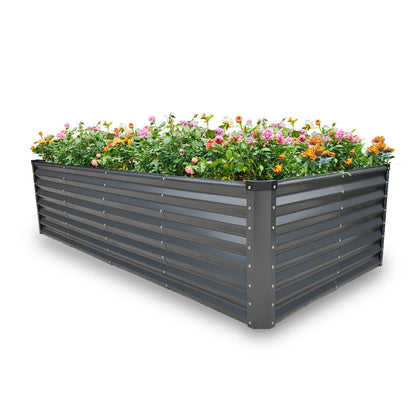 GARDMAX raised bed assembly in progress, quick setup for home vegetable gardens.