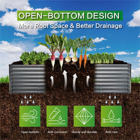 Gardmax durable galvanized material withstands weather and seasons.