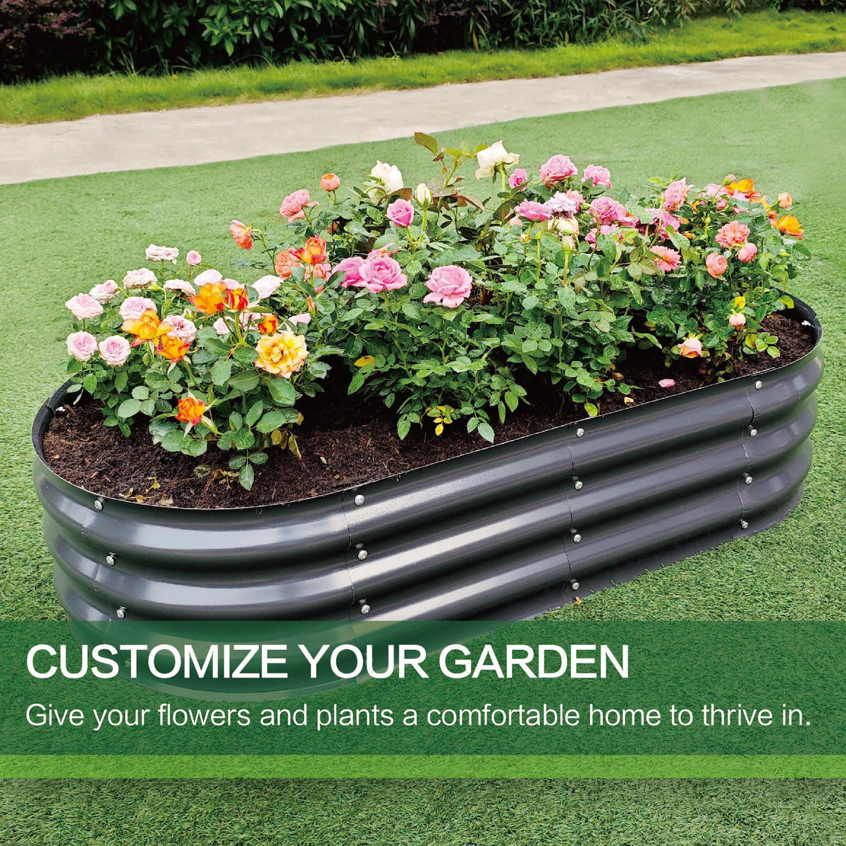 Gardmax easy assembly system simplifies setup for quick gardening.