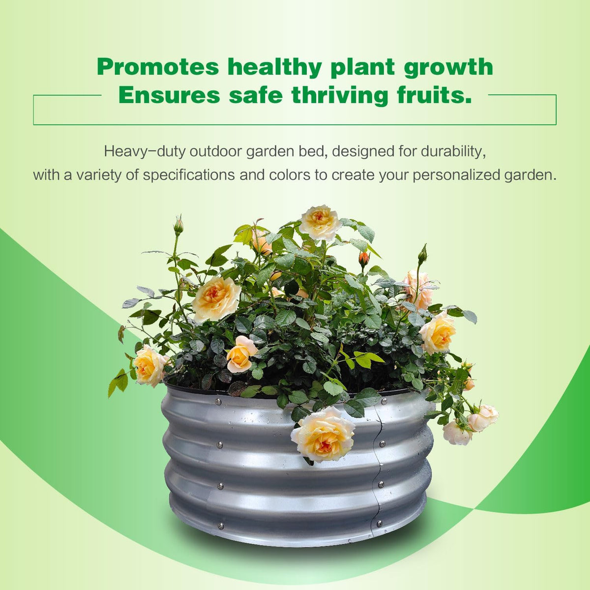 Gardmax open-bottom design promotes drainage for healthy roots and less sogginess.