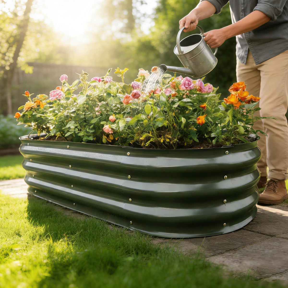 Gardmax galvanized steel is recyclable after its outdoor life.