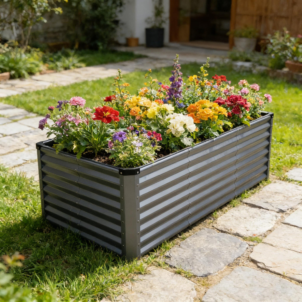 Gardmax bed ideal for vegetables, fruits, and herbs with ample planting area.