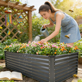 GARDMAX weatherproof frame ready for seasonal outdoor gardening and year-round use.