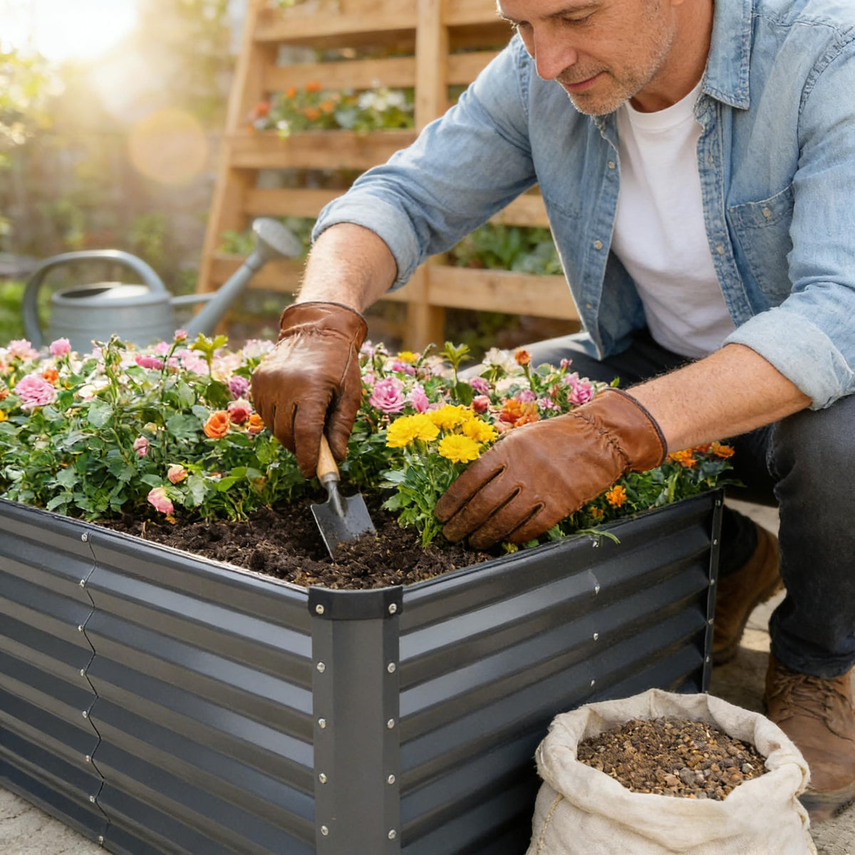 GARDMAX weed protection design helps reduce soil intrusion and simplifies maintenance.