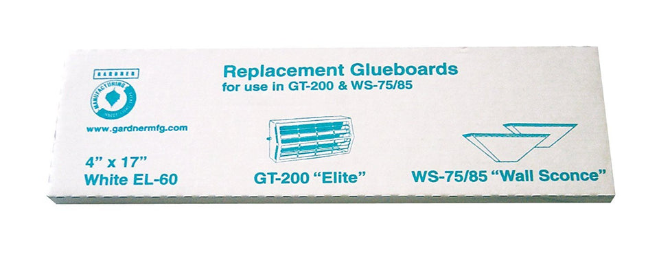 Gardner EL-60 replacement glue board for WS-85, discreetly traps flies in commercial spaces.