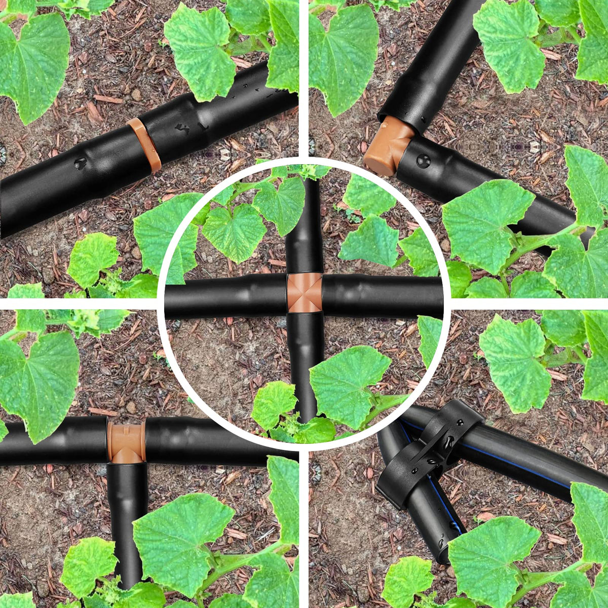 Gardrip 2 crosses for multi-line irrigation layouts