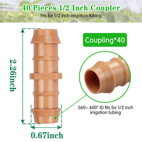Gardrip 17 mm compatible fittings for durable garden irrigation links