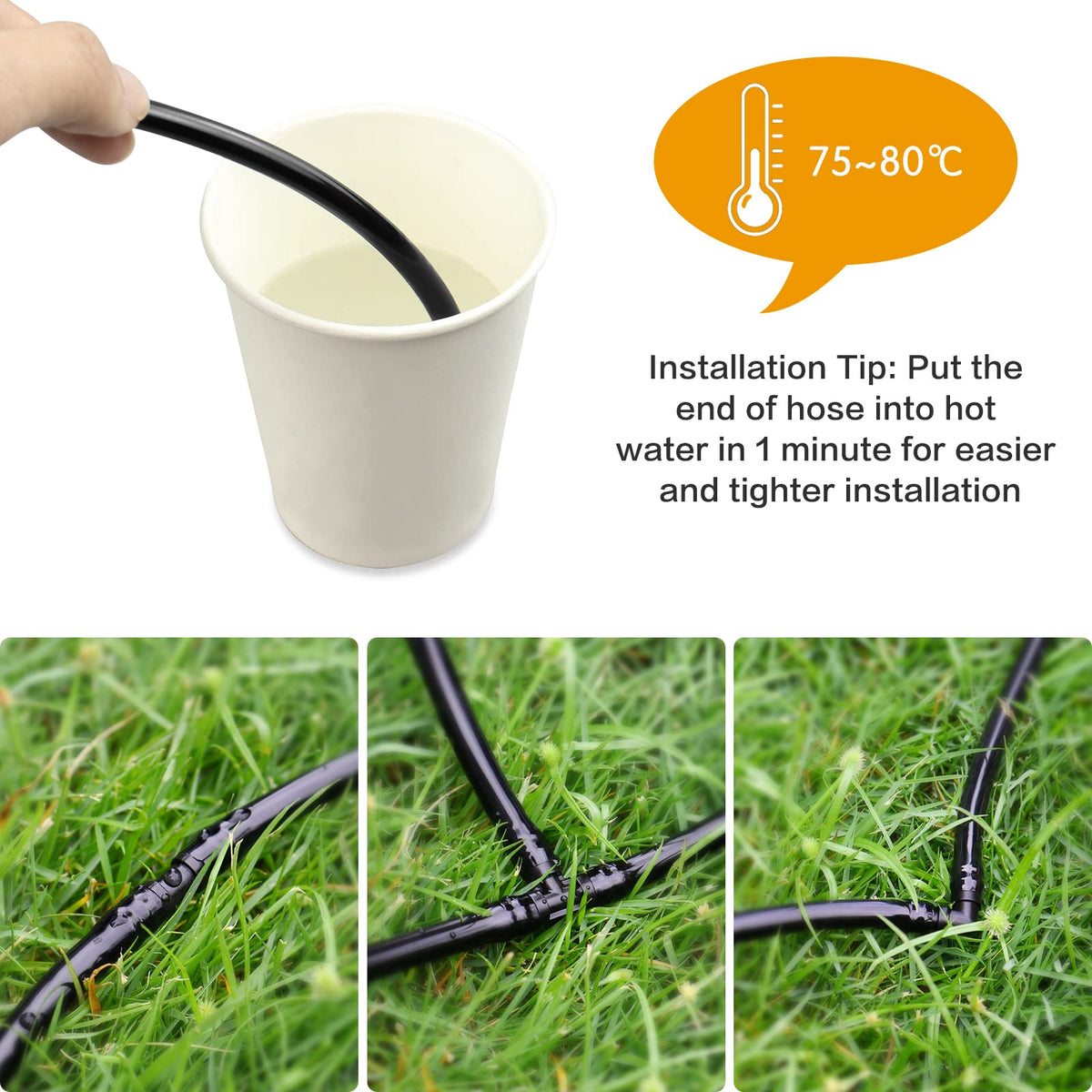 Gardrip durable plastic construction for long-lasting fittings