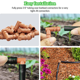 Gardrip easy installation demonstrates quick push-on connections