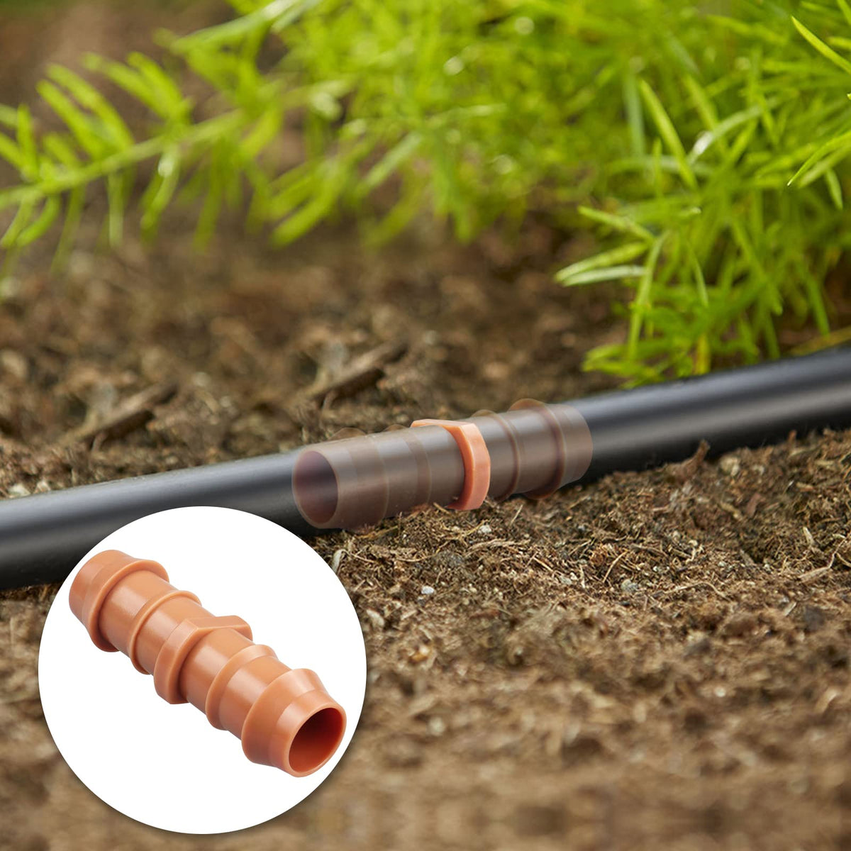 Easy push-on installation for quick drip setup without tools
