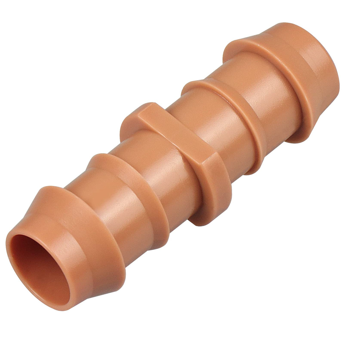 Gardrip half-inch barbed coupling for leak-free drip irrigation connections
