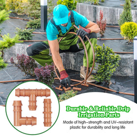 Gardrip ideal for raised beds and greenhouses shown
