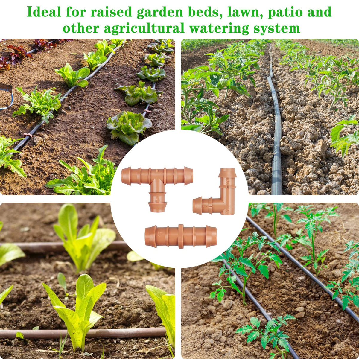 Gardrip irrigation kit assembly for organized, efficient watering.