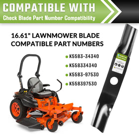 GardTok 16.6-inch blade close-up features heavy-duty steel and corrosion resistance.
