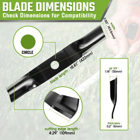 GardTok three-pack packaging image indicating ready-to-use replacement blades.