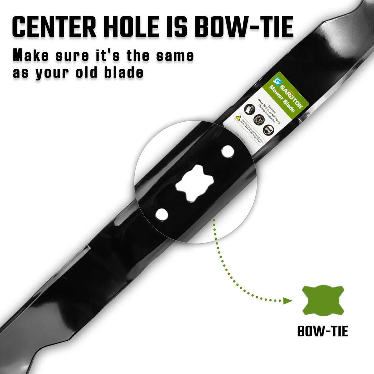 GardTok high-quality steel blade resists wear during long mowing sessions.