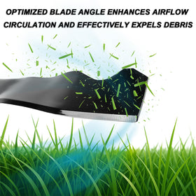 GardTok precision-cut mulching blade promotes uniform clippings for a healthier lawn.