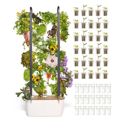 Gardyn Home 4 vertical hydroponics system indoors for year-round harvests.