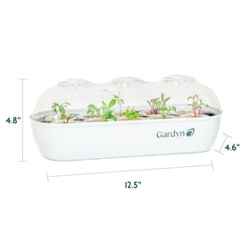 GARDYN vented lid creates stable humidity for quicker seed growth