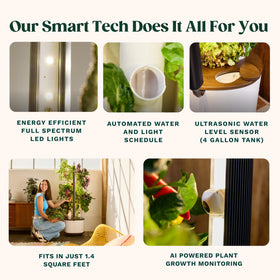 Gardyn Studio 2 AI assistant view provides real-time plant health tips.