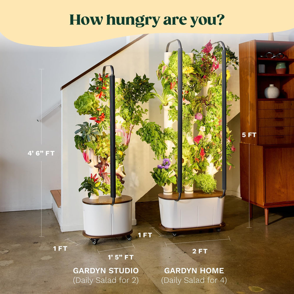 Gardyn Studio 2 monitoring camera captures garden health from anywhere.